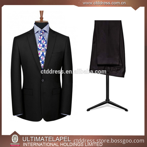 hign grade 100% wool 2 buttons notch lapel mens custom suits